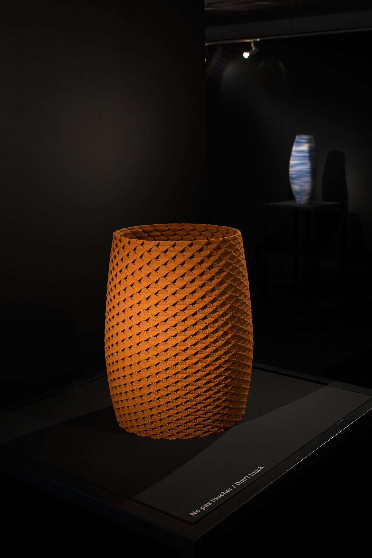 Impression 3D céramique Vallauris vase texturé