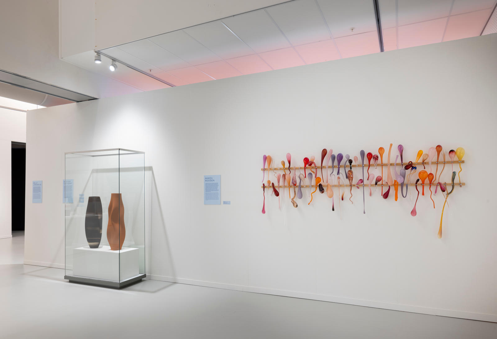 Installation view of Olivier van Herpt ceramic work at CODA Museum Apeldoorn
