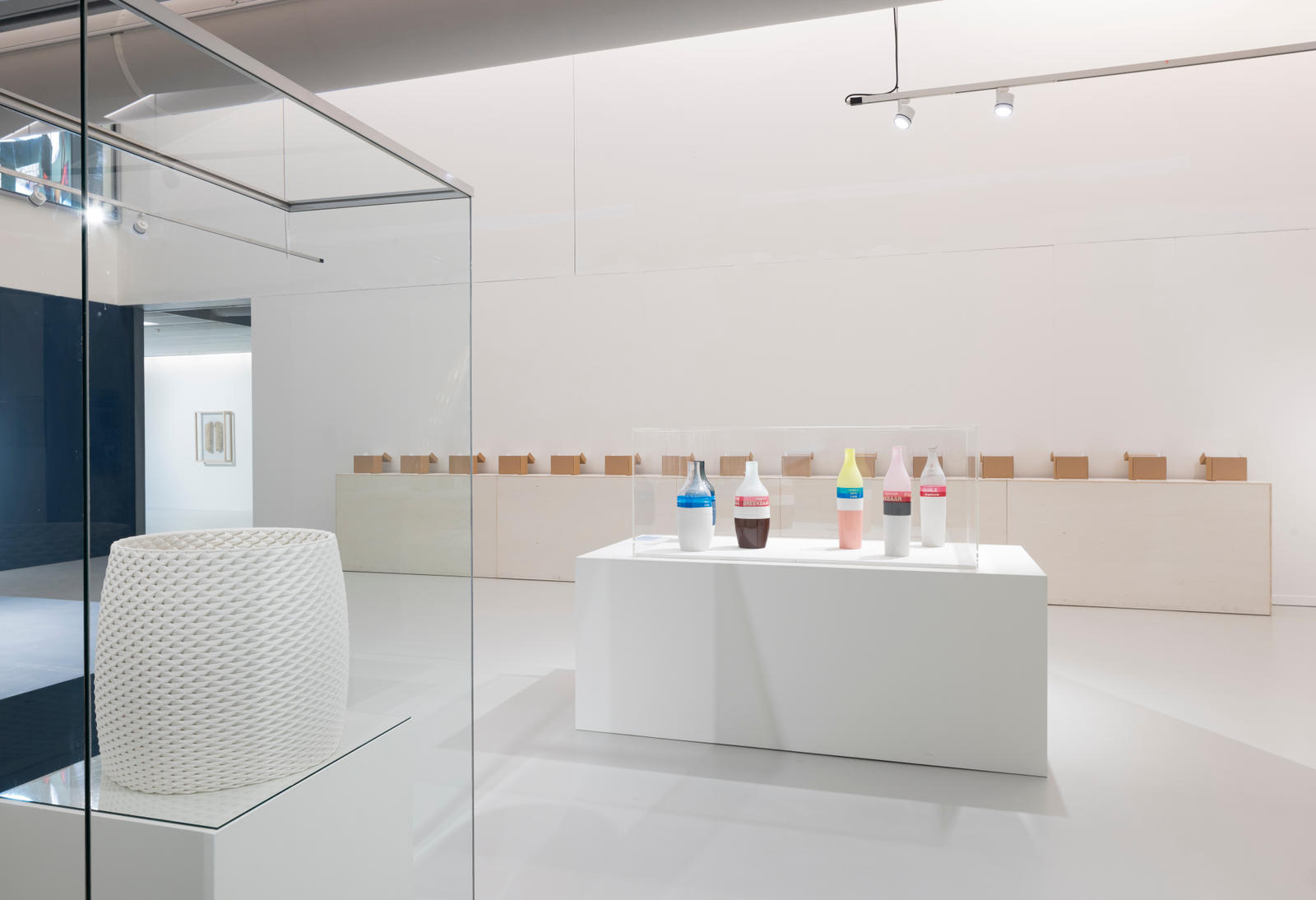 Installation view of Olivier van Herpt ceramic work at CODA Museum Apeldoorn