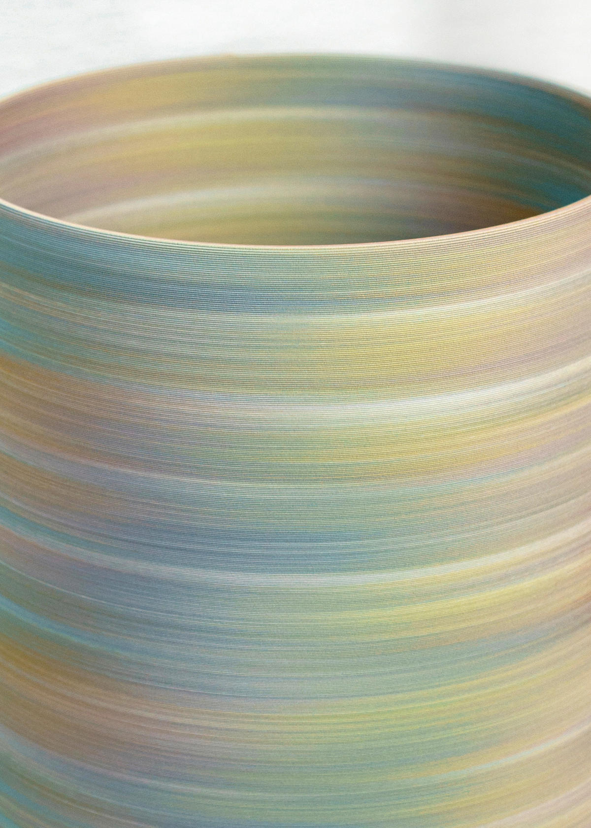 Porcelain surface detail from the Reaction Vessels series